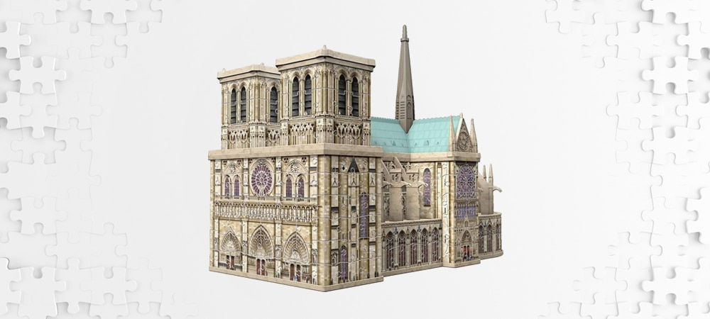 3D Puzzle-Cathédrale Notre Dame-France 