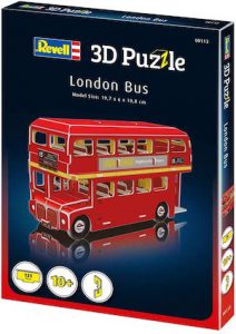 Puzzle 3d bus londonien par revell